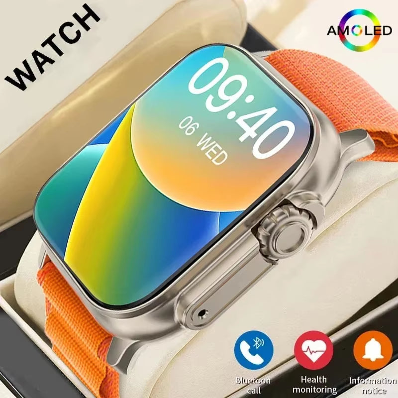 All-in-One Bluetooth Smart Watch - Call, Message Alert, Heart Rate & Fitness Tracker for Android/ iOS