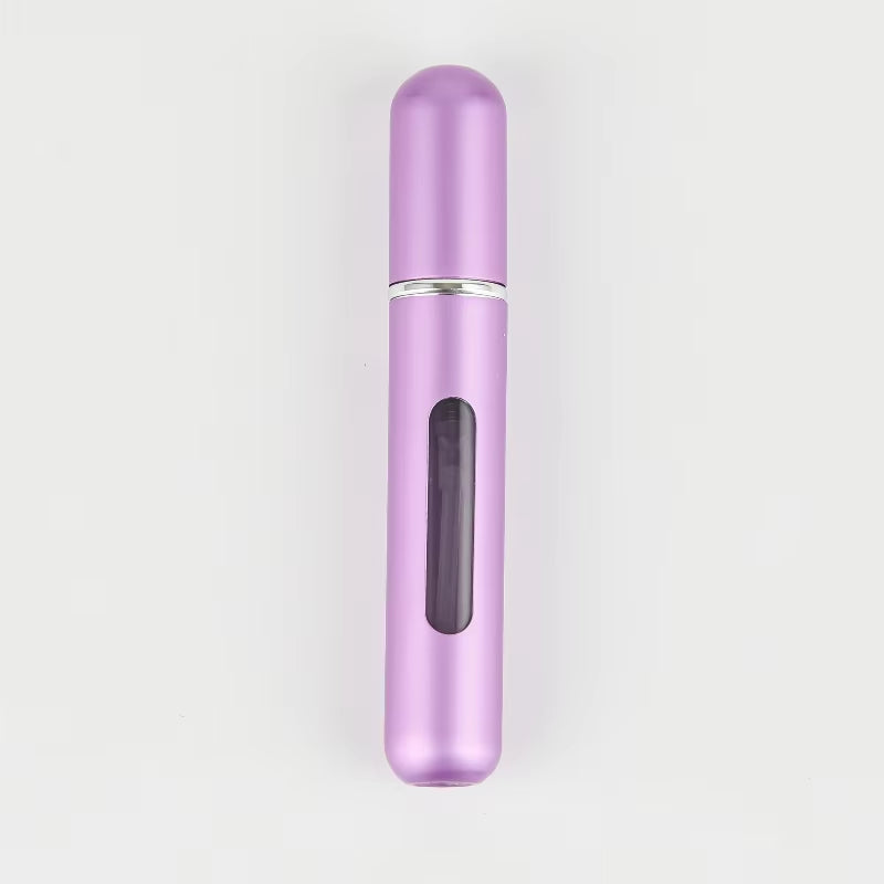 Elegant Refillable Perfume Atomizer - Pocket-Sized Spray for On-the-Go Freshness