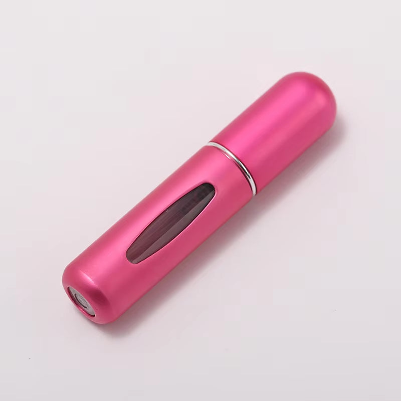 Elegant Refillable Perfume Atomizer - Pocket-Sized Spray for On-the-Go Freshness