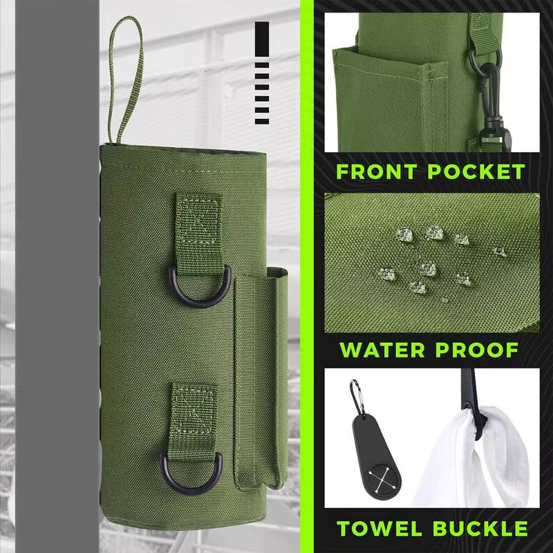 Portable Magnetic Water Bottle Holder with Non-Slip Sling - Stay Hydrated On-the-Go!