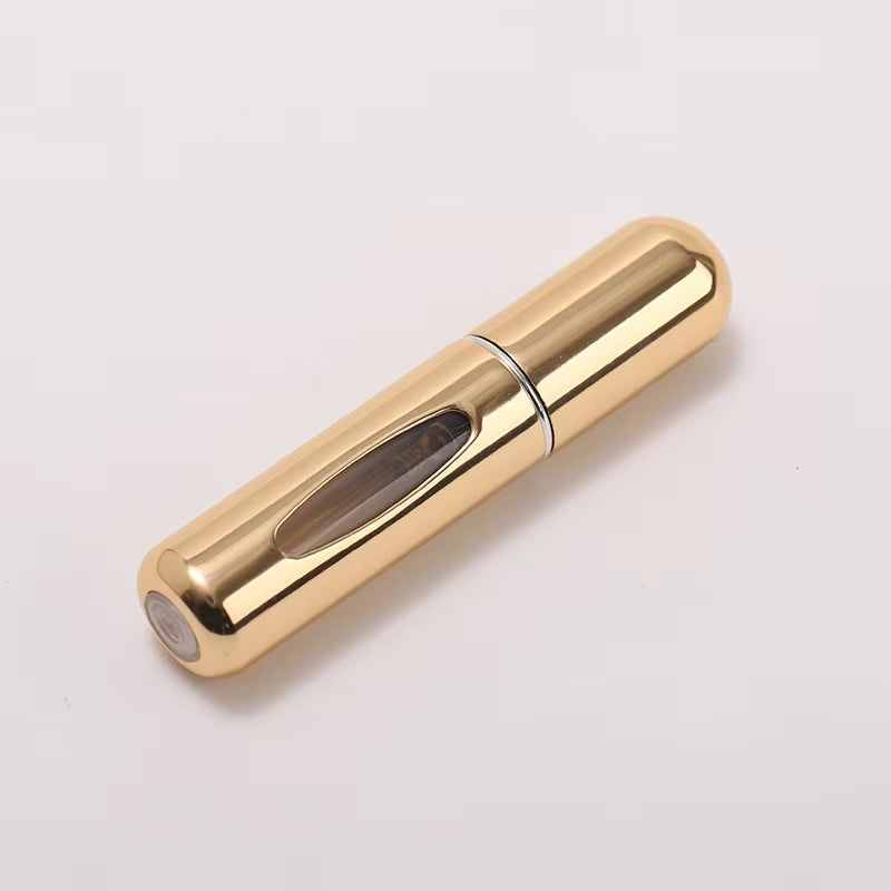 Elegant Refillable Perfume Atomizer - Pocket-Sized Spray for On-the-Go Freshness