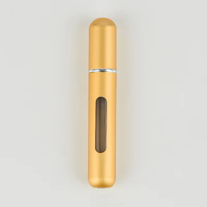 Elegant Refillable Perfume Atomizer - Pocket-Sized Spray for On-the-Go Freshness