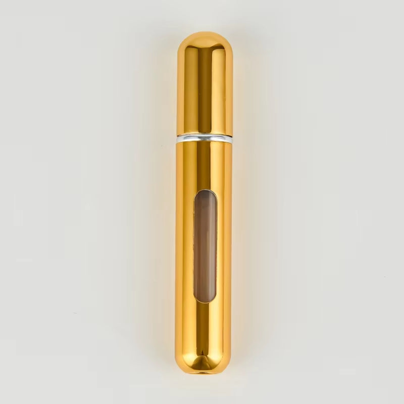 Elegant Refillable Perfume Atomizer - Pocket-Sized Spray for On-the-Go Freshness